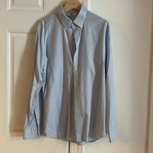 Light blue button down
